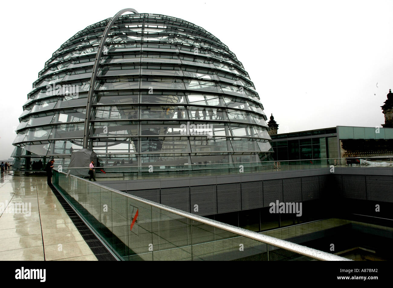 Reischtag Berlin Deutschland von englischen Arcitecture Norman Foster Stockfoto