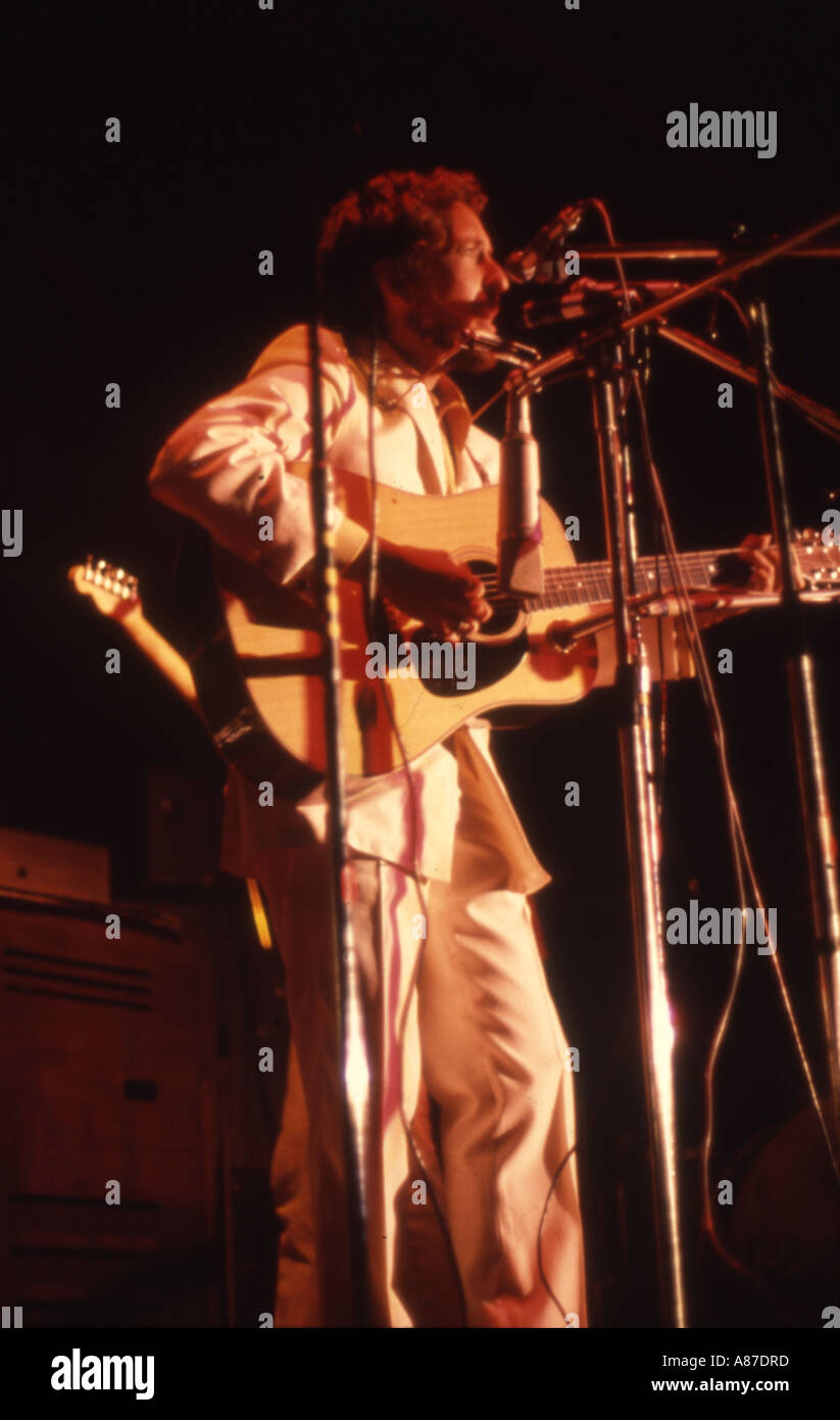BOB DYLAN beim Isle Of Wight Festival 31. August 1969 Stockfoto