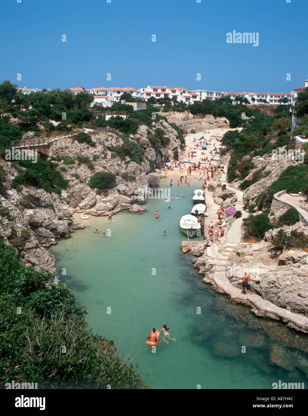 Cala ' n Forcat, Menorca, Balearen, Spanien Stockfoto