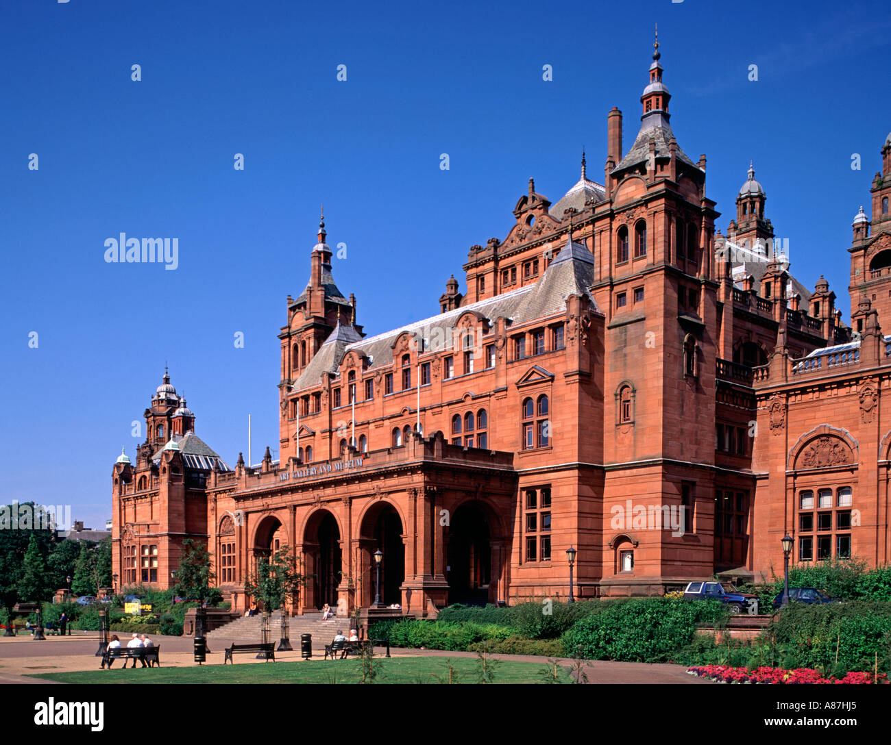 Kunstgalerie und Museum Glasgow Strathclyde Scotland UK Stockfoto