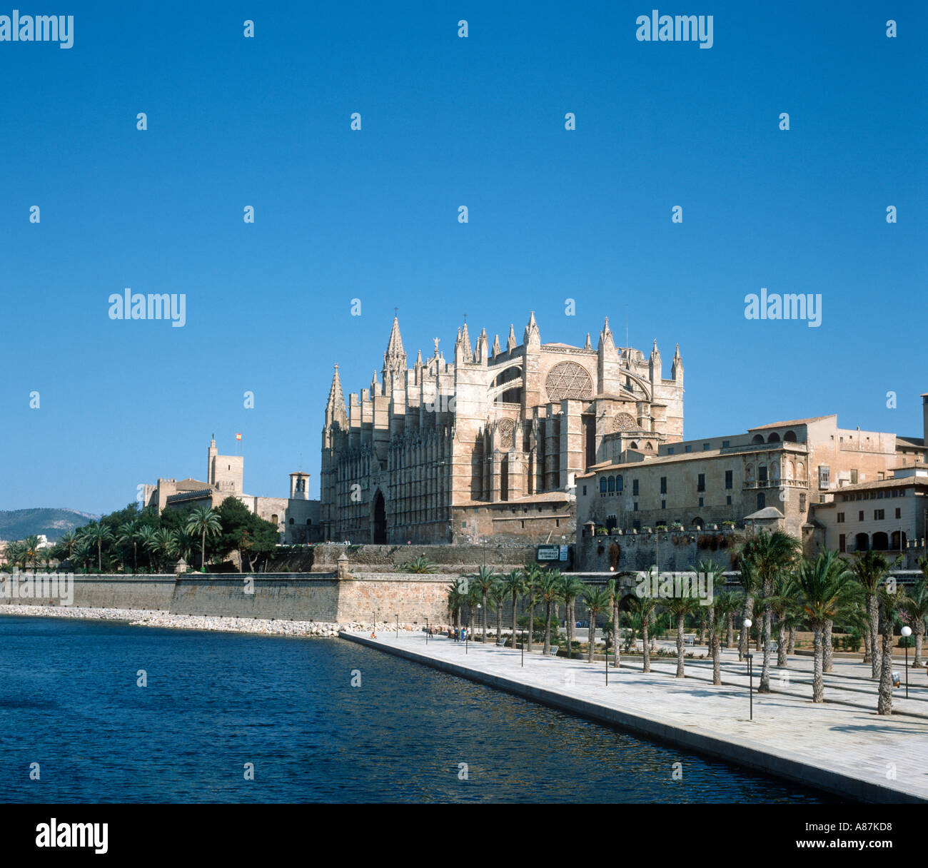 Kathedrale, Palma, Mallorca, Spanien Stockfoto