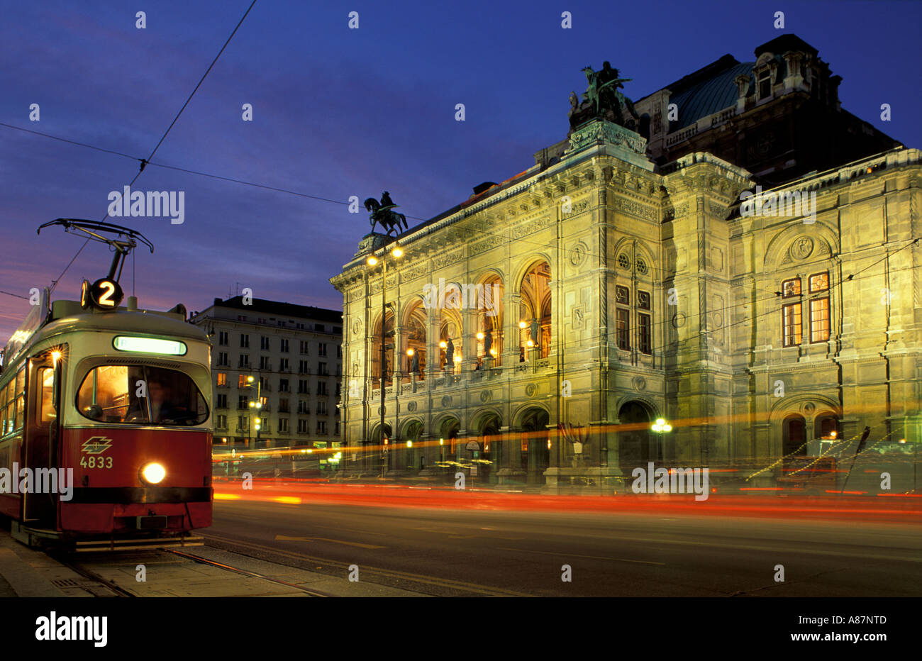 die ungarische Staatsoper Wien Österreich Stockfoto