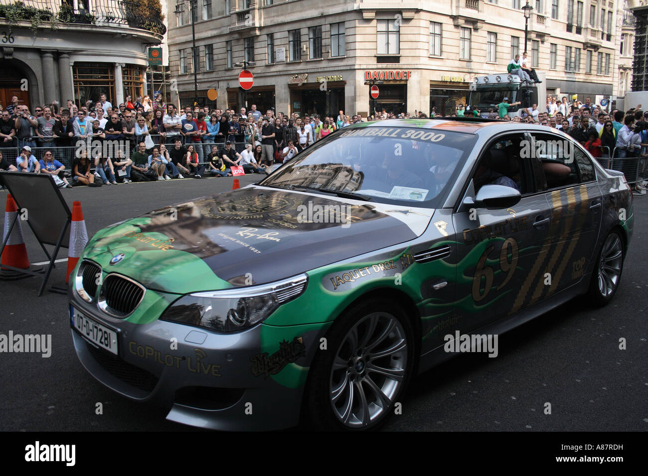 BMW M5 Team 69 Team Irland Fahrer Tom Bailey Jeff Bailey Paul Finlay Diego Macari Stockfoto