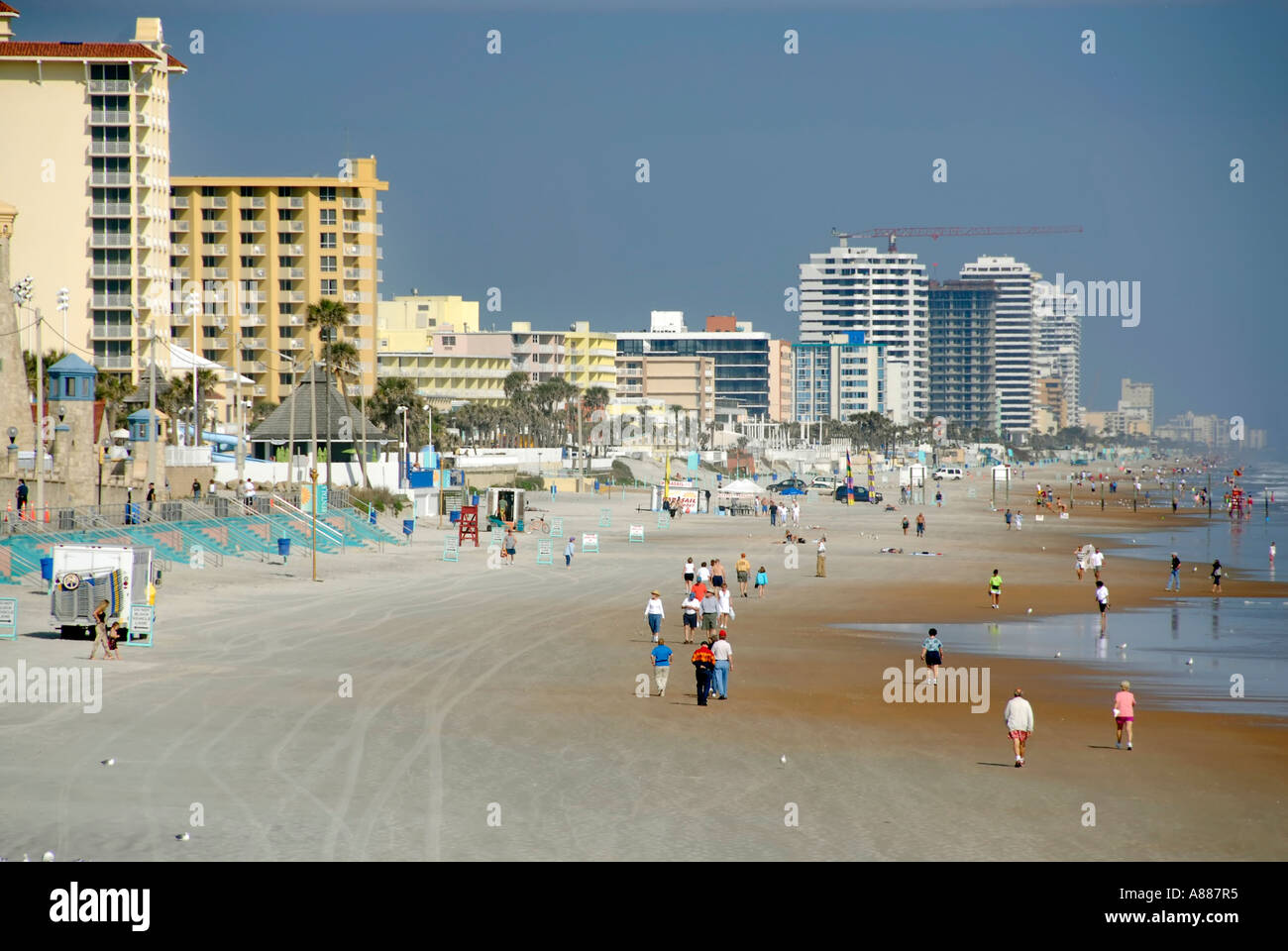 Daytona Beach Florida FL ist ein beliebtes Touristenziel Stockfoto