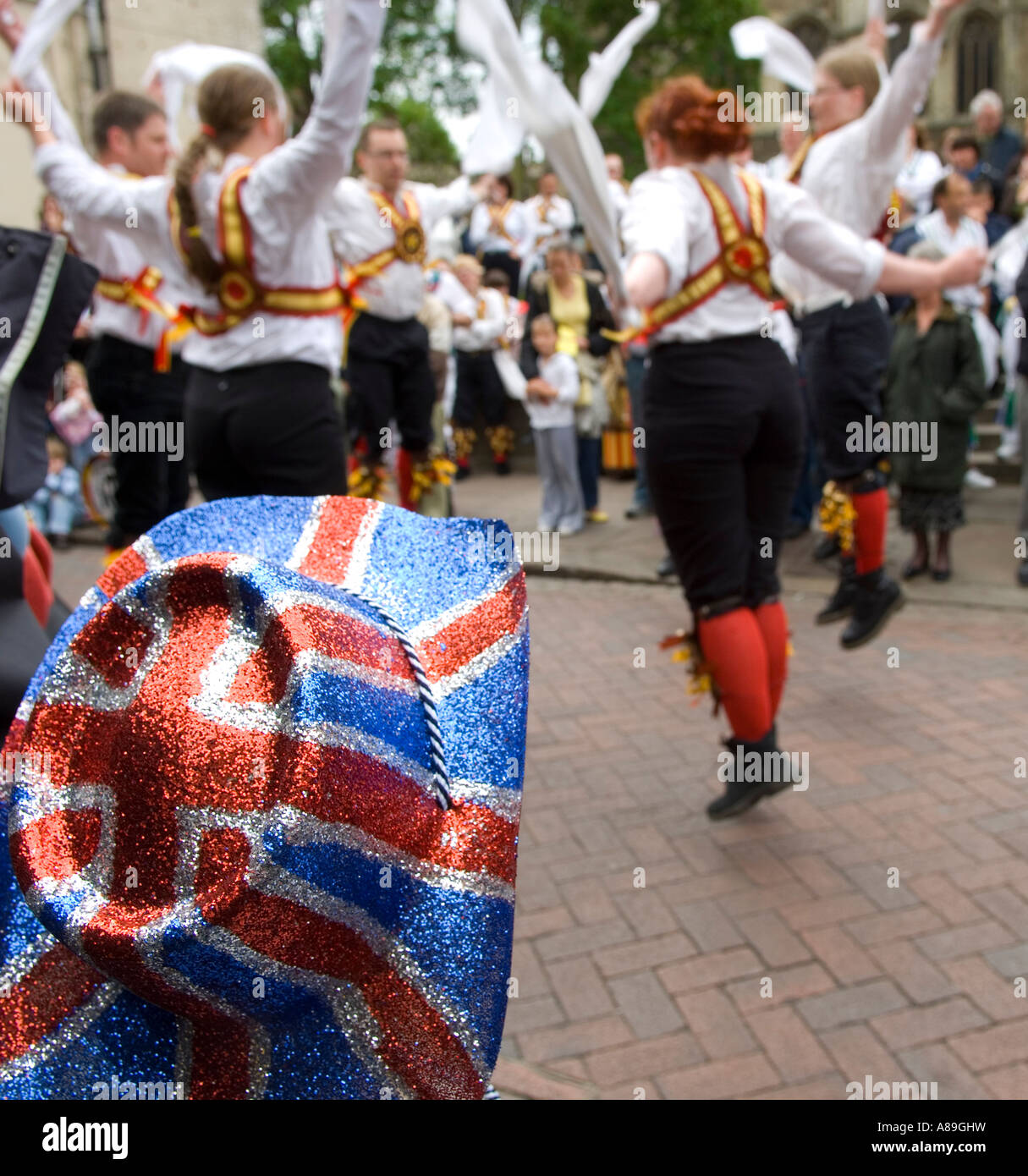 Morris Tänzer bei The Rochester fegt festival Stockfoto