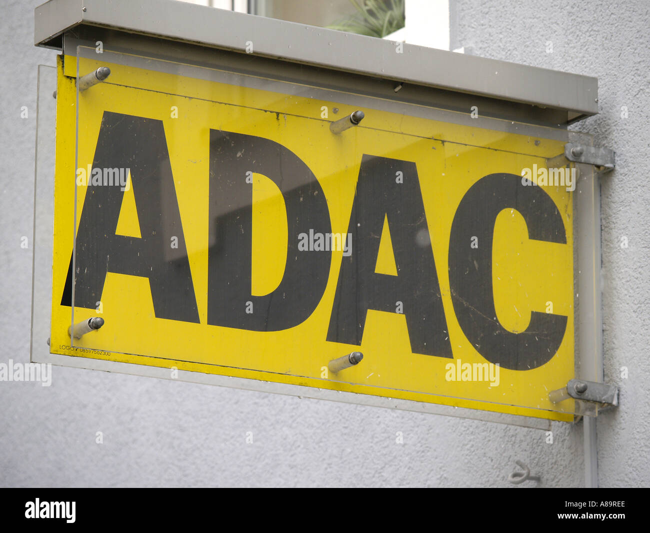 Zeichen deutschen Automobilclub ADAC Stockfoto