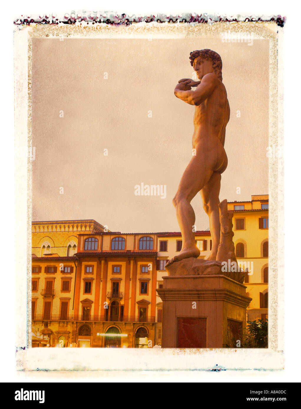 Statue von David Florenz Italien Stockfoto