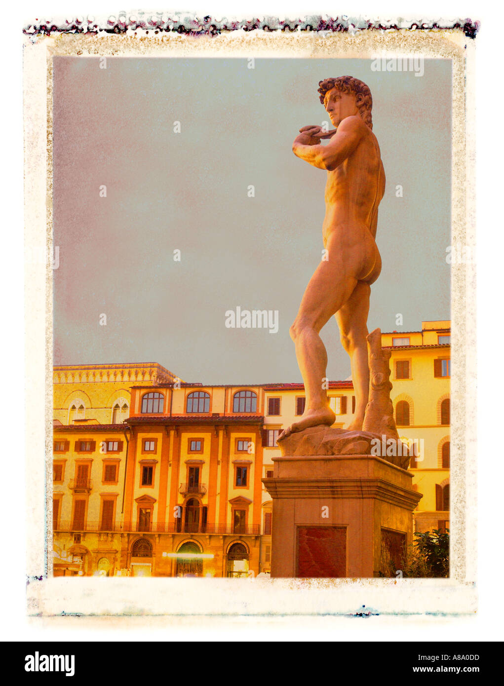 Statue von David Florenz Italien Stockfoto