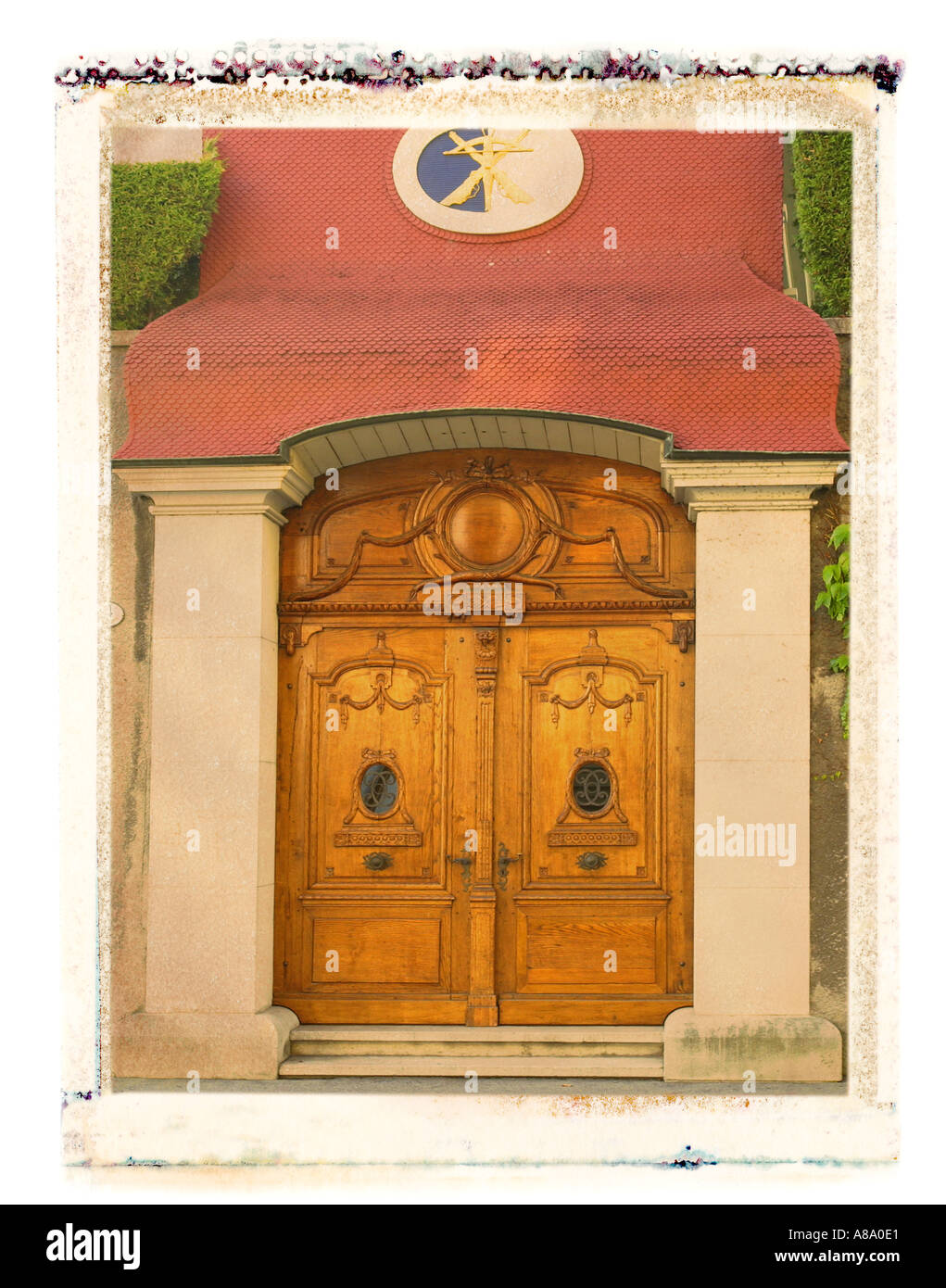 Tür-Luzern Stockfoto