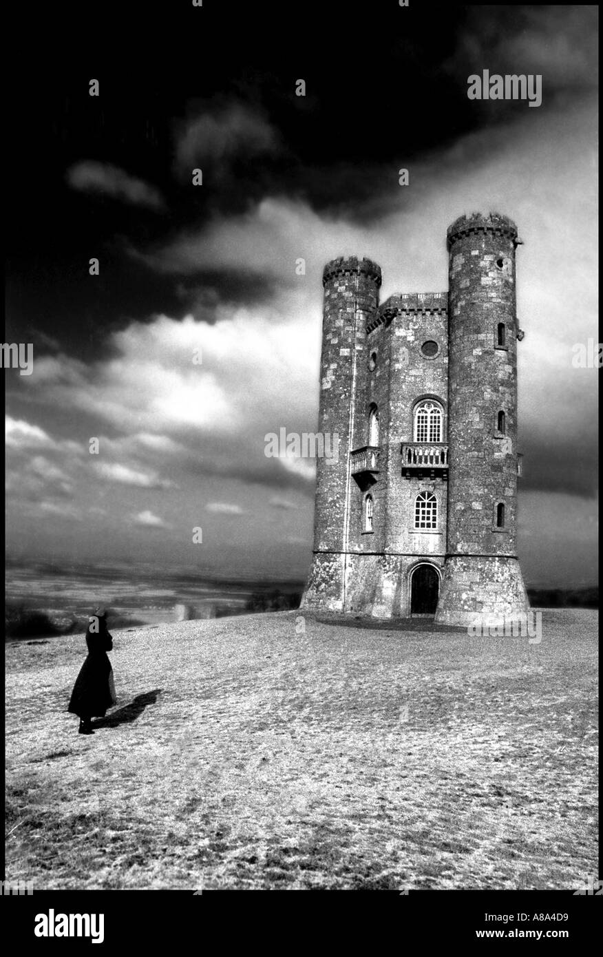 Broadway Tower in den Cotswolds Stockfoto