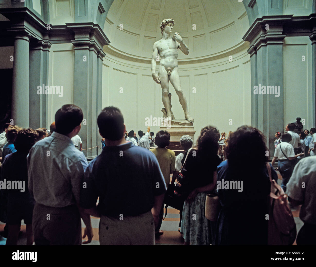Florenz Italien David von Michelangelo in der Galleria Dell Accademia Stockfoto