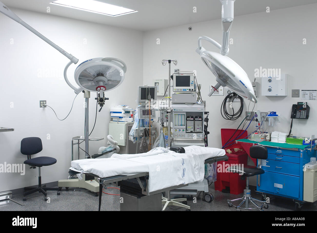 Chirurgie chirurgische OP im Krankenhaus, Philadelphia USA Stockfoto