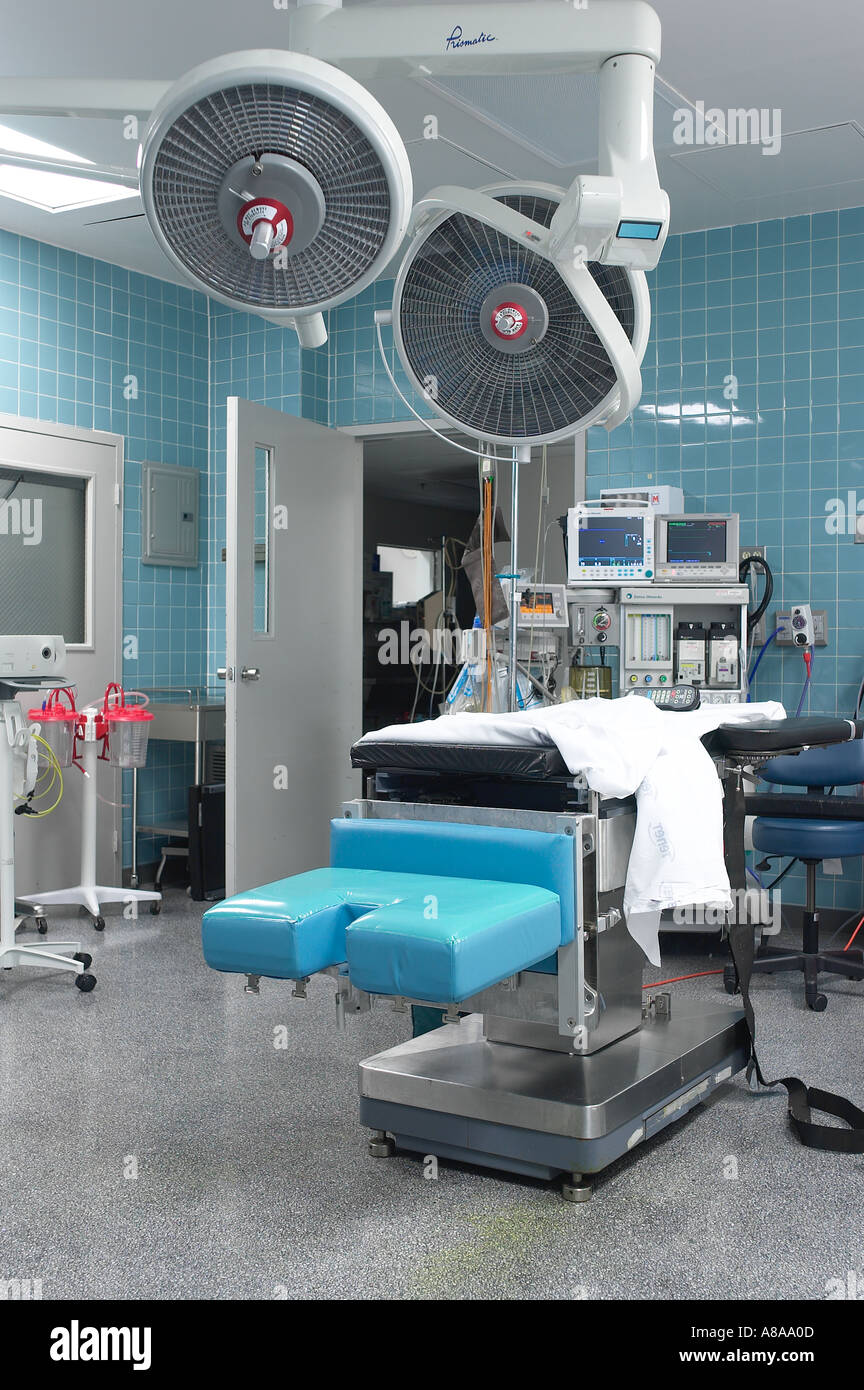 Chirurgie chirurgische OP im Krankenhaus, Philadelphia USA Stockfoto