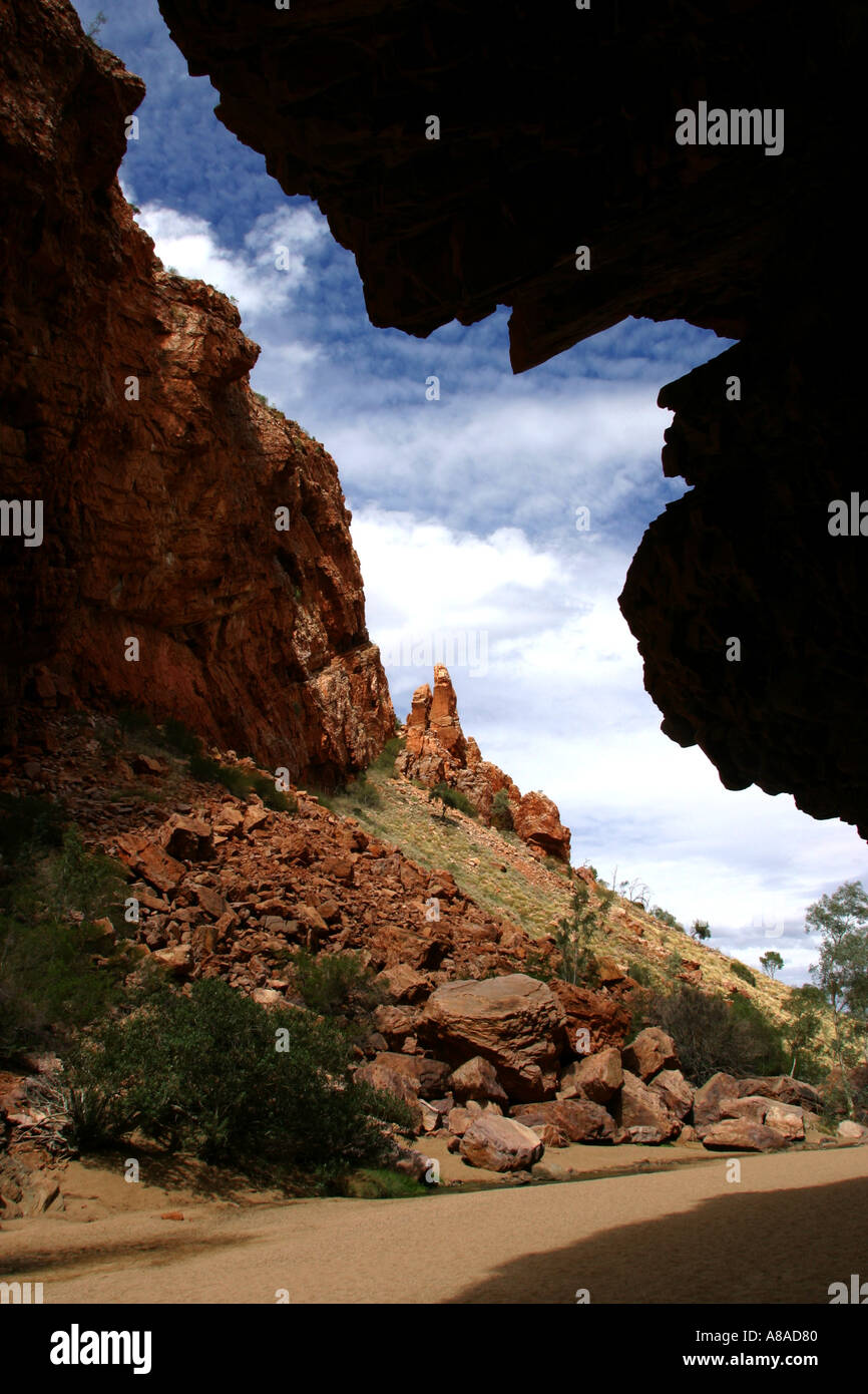 Simpson Lücke in der Nähe von Alice Springs in Zentral-Australien Stockfoto