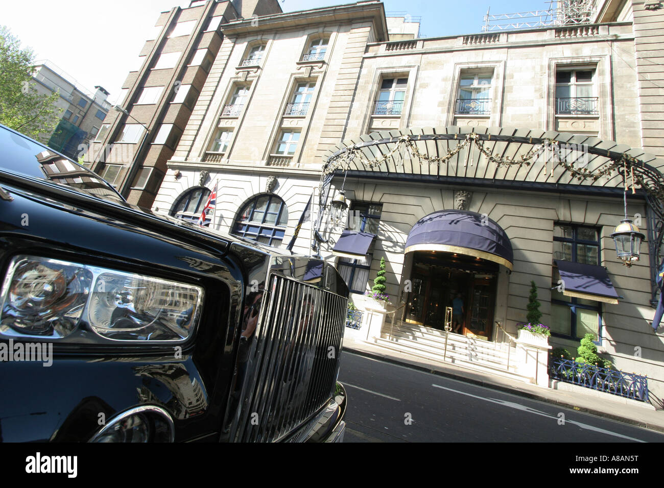 Außen, Hotel Ritz, Westlondon. UK Stockfoto