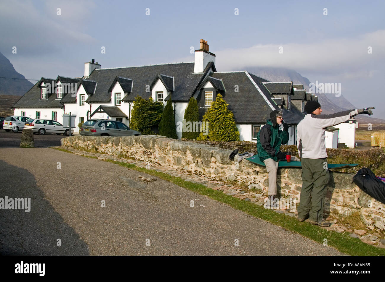 Das Kings House Glencoe.  Schottland Stockfoto