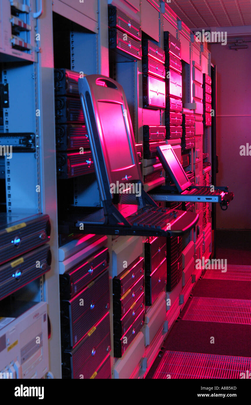 EDV-Raum Stockfoto