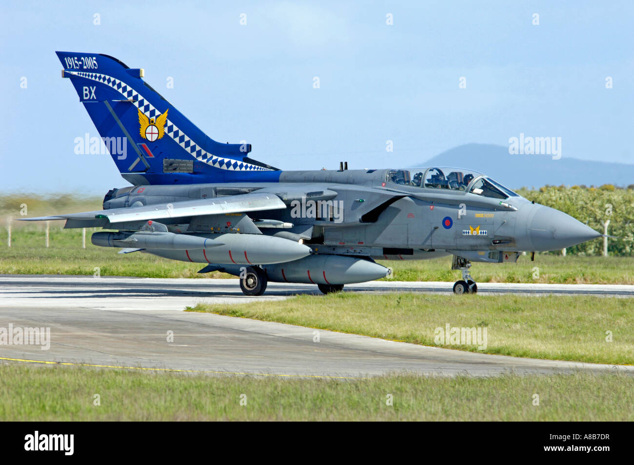 Jahrestag der RAF Panavia Tornado GR4 Nr. 14 Sqn Squadron Lossiemouth Stockfoto