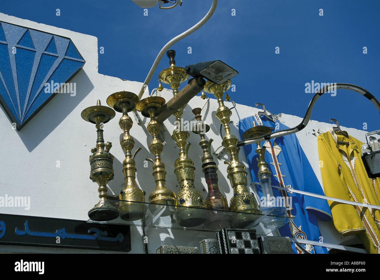 Wasserpfeifen für Verkauf Shop im Holiday Resort Sharm el Sheik Sinai-Halbinsel Ägyptens Stockfoto
