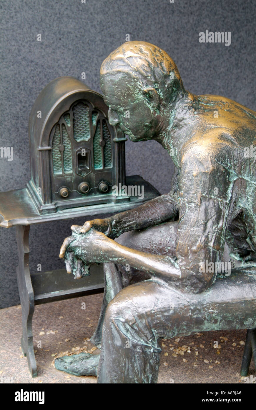 FDR Franklin Delano Roosevelt Memorial Kamingespräch Stockfoto