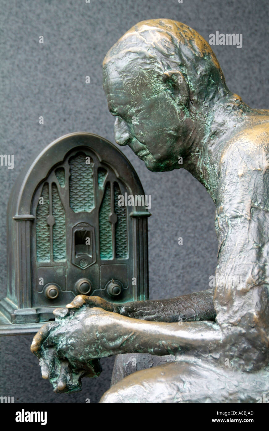 FDR Franklin Delano Roosevelt Memorial Kamingespräch Stockfoto