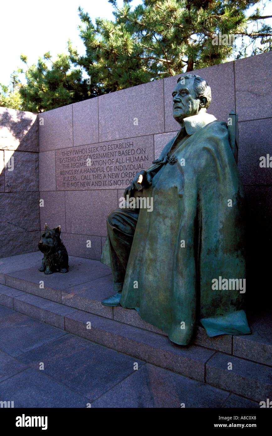 Washington DC FDR Memorial Stockfoto