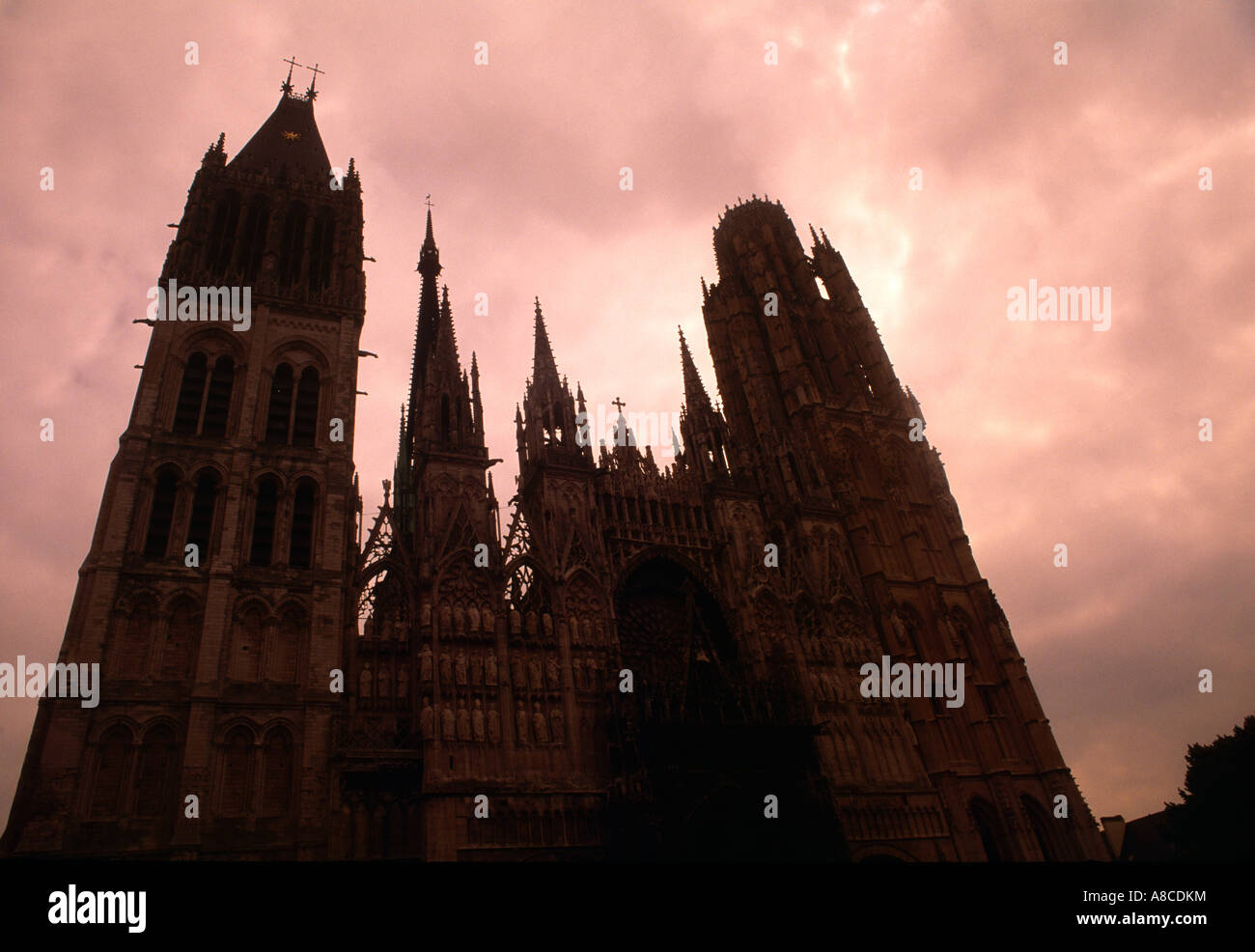 Kathedrale von Rouen Frankreich Stockfoto