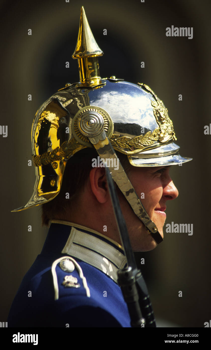 Royal Palace Guard Gamla Stan Stockholm Stockfoto