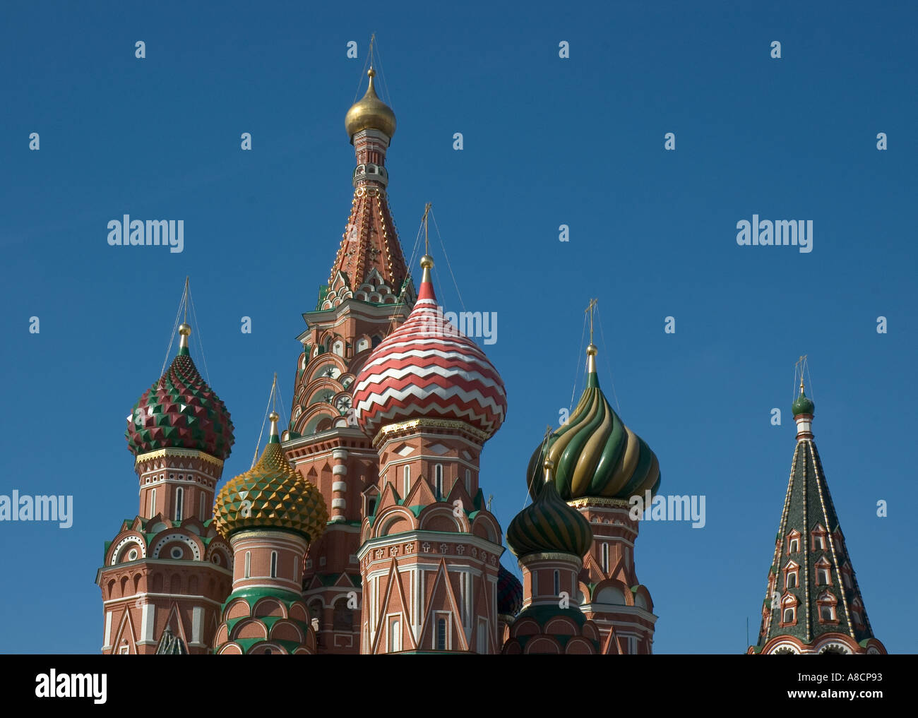 Basilius s Kathedrale in roter Platz Moskau Stockfoto