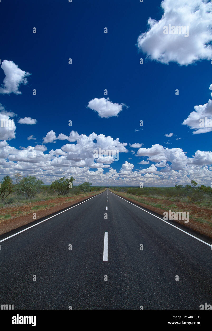 der Stuart Highway nördlichen Territorien Australien Stockfoto