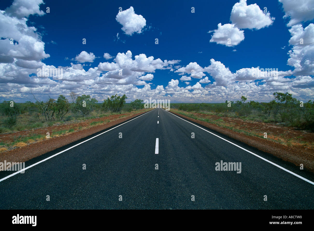 der Stuart Highway nördlichen Territorien Australien Stockfoto