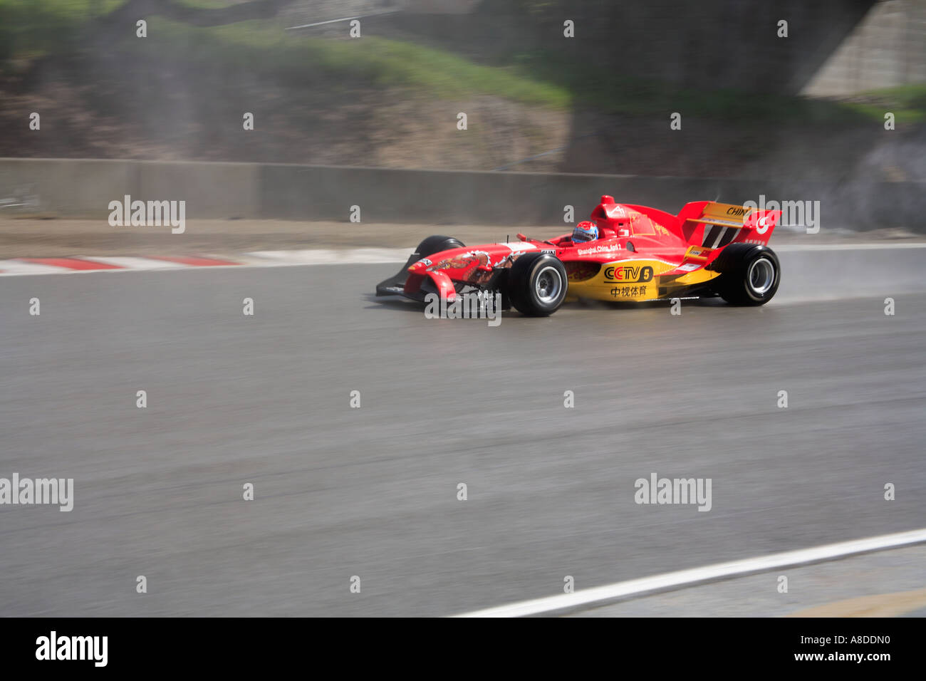 Team China Rennwagen an A1 GP, Laguna Seca, Kalifornien Stockfoto