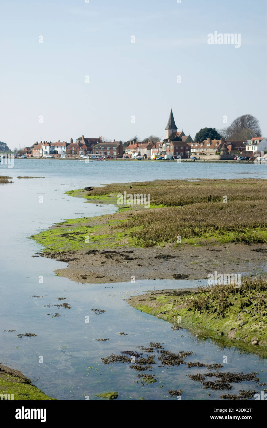 Das Dorf Bosham in Chichester Harbour Stockfoto