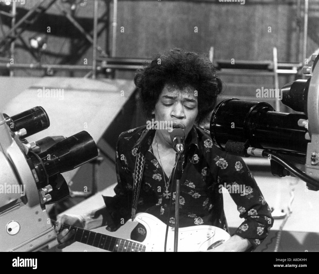 JIMI HENDRIX - US-Rock-Musiker im Jahre 1967 Stockfoto