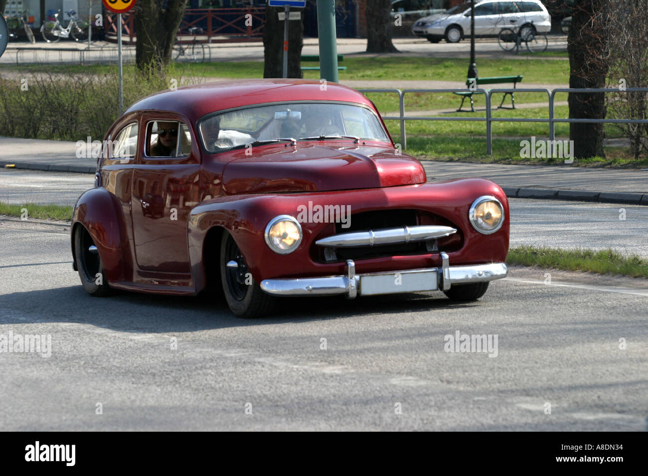 Custom Car Stockfoto