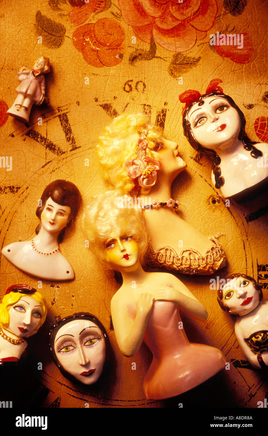 Sammlerpuppen Stockfoto