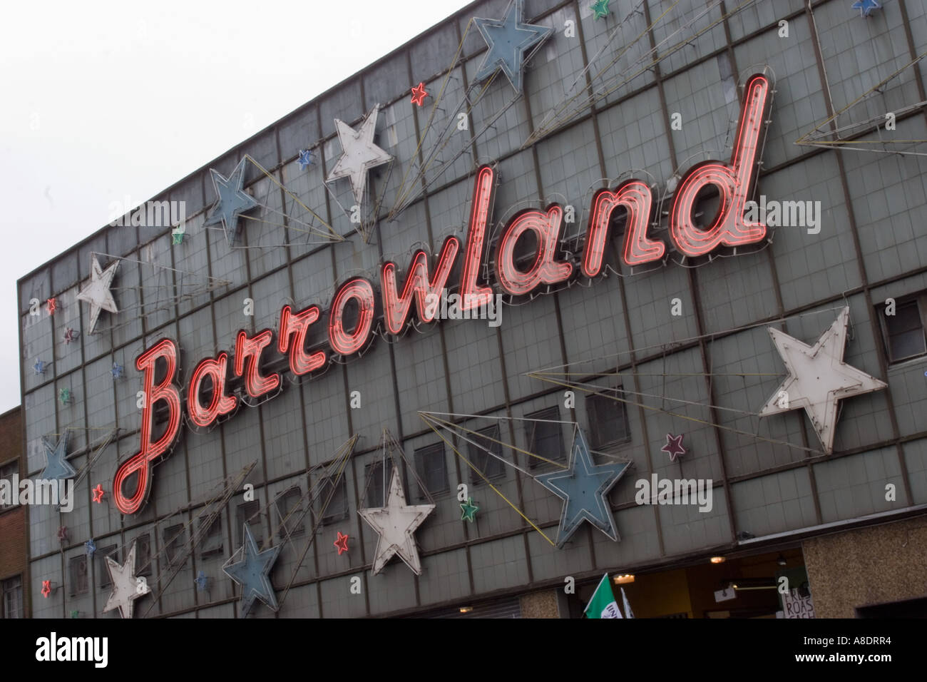 Barrowland Markt Schild Glasgow Schottland GB UK Stockfoto