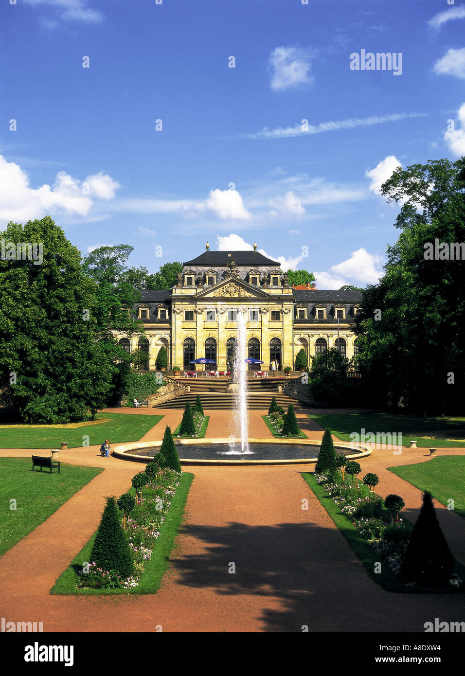 FuldaSchloss und Garten, Hessen Deutschland Stockfotografie Alamy