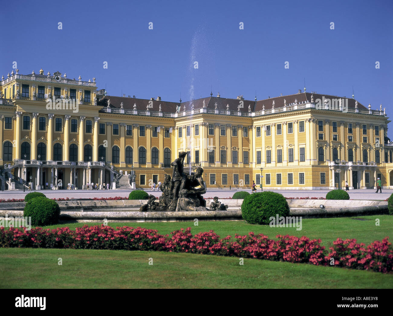 Schloss Schönbrunn, Wien Stockfoto