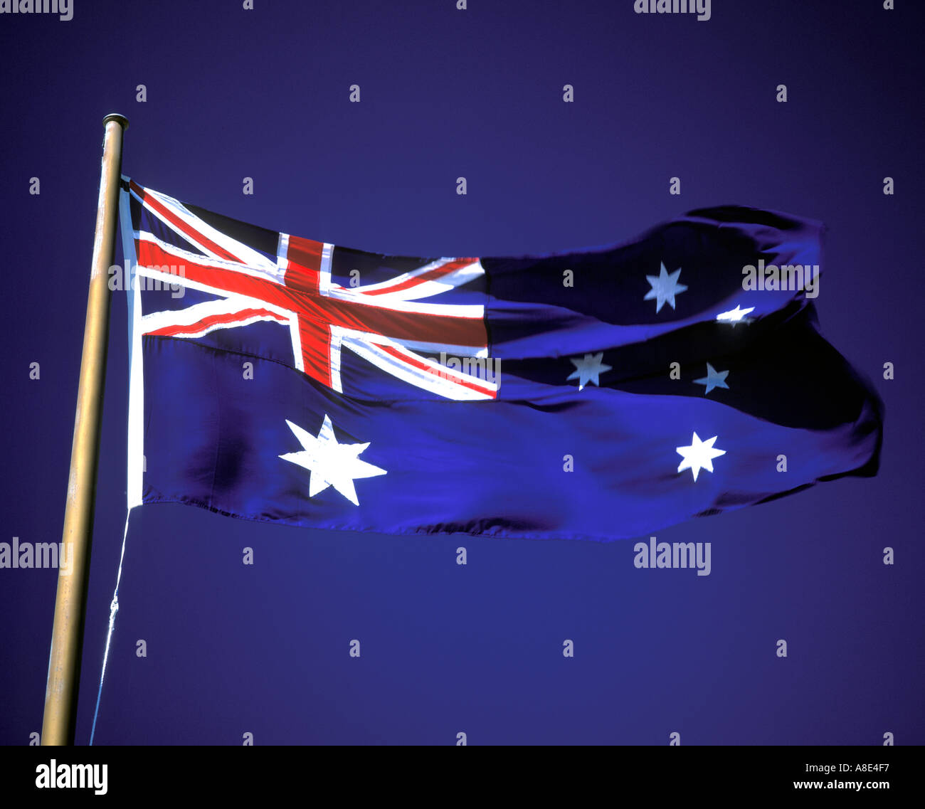 Australische Flagge Stockfoto