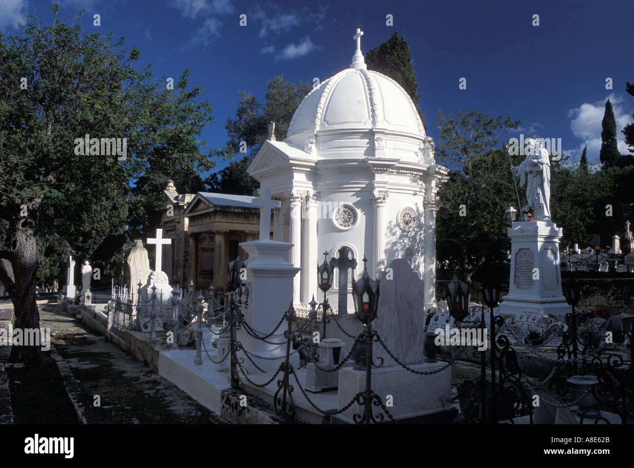 Schmerzensmutter Friedhof Malta Stockfoto