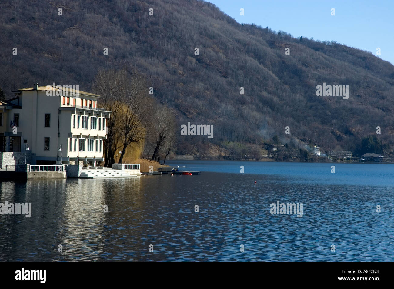 Mergozzo See - Italien Stockfoto