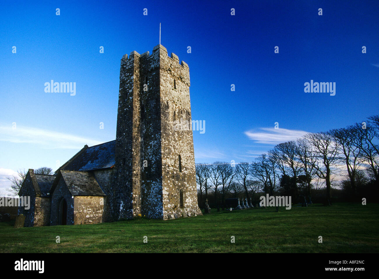 Bosherston Kirche Pembrokeshire Wales Cymru UK GB Stockfoto