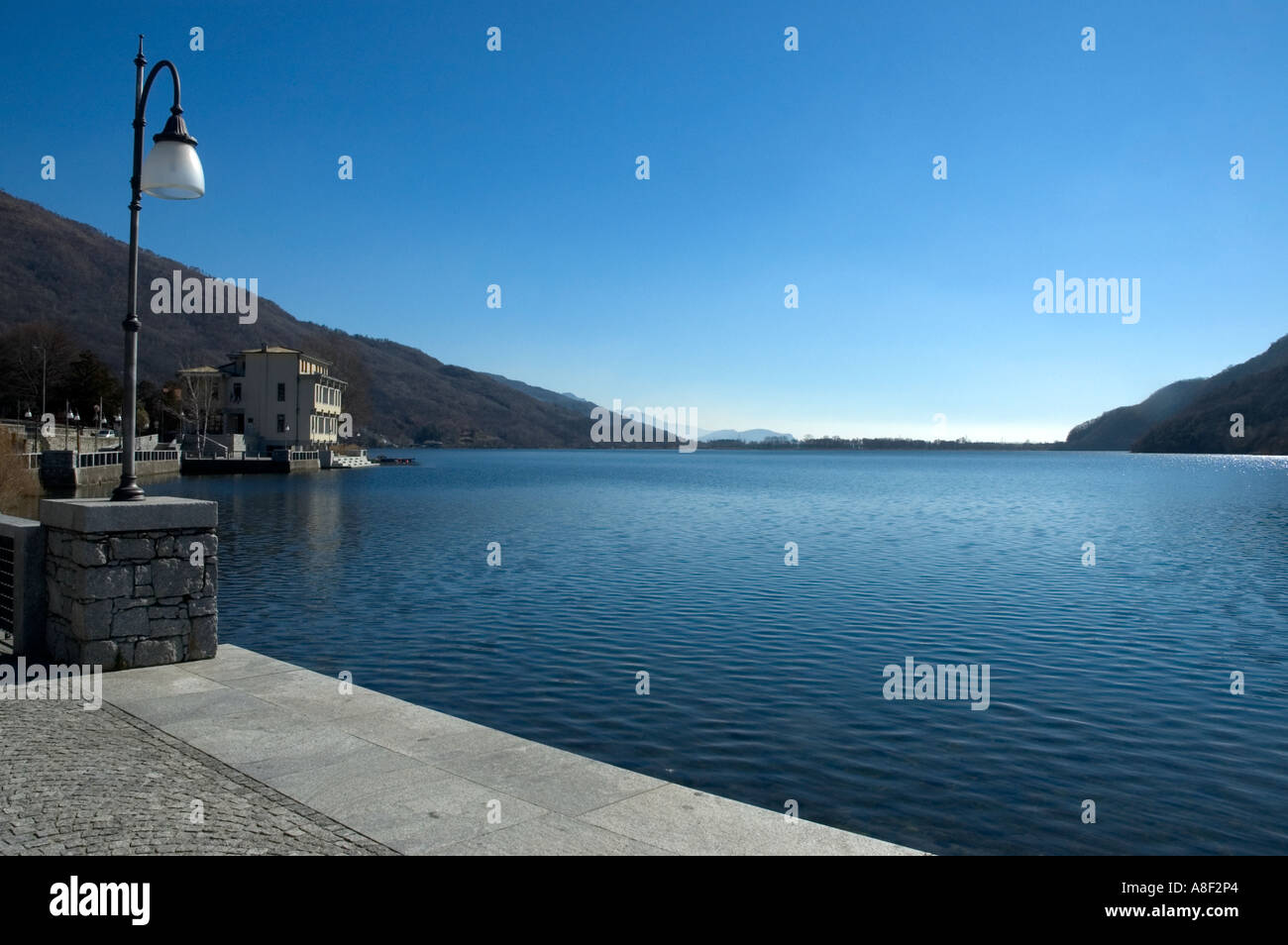 Mergozzo See - Italien Stockfoto