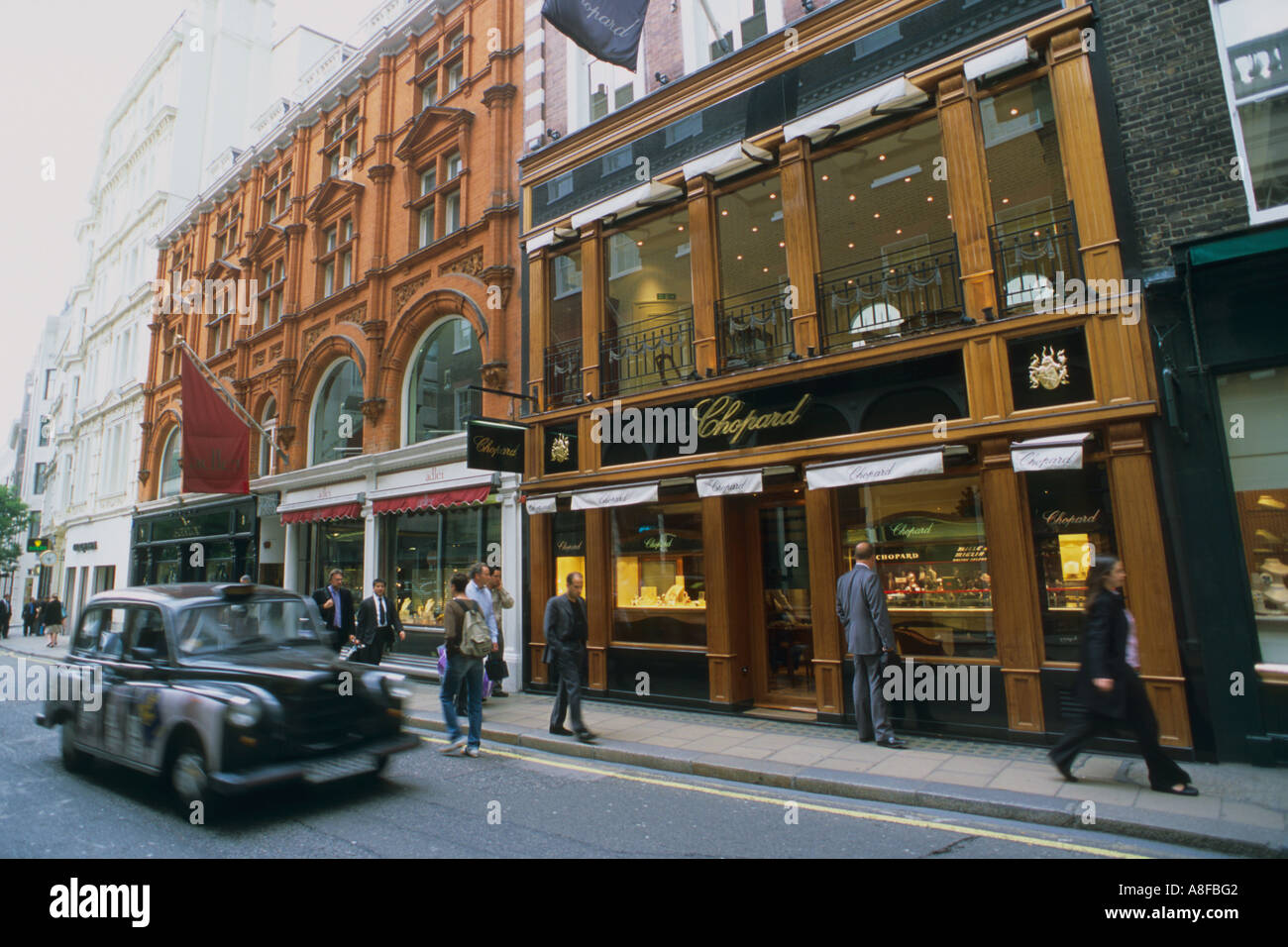 U K Großbritannien England London Mayfair Boutiquen einkaufen Stockfoto