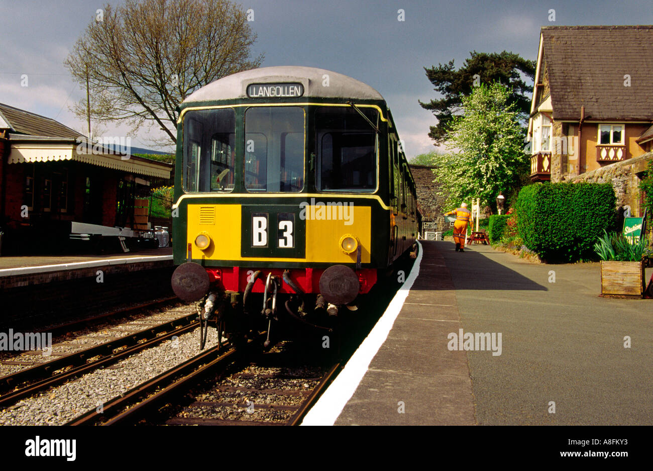 DMU Carrog Station Stockfoto