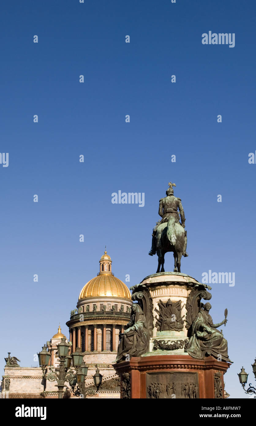 St. Isaac Kathedrale. Russland. Sankt Petersburg. Stockfoto