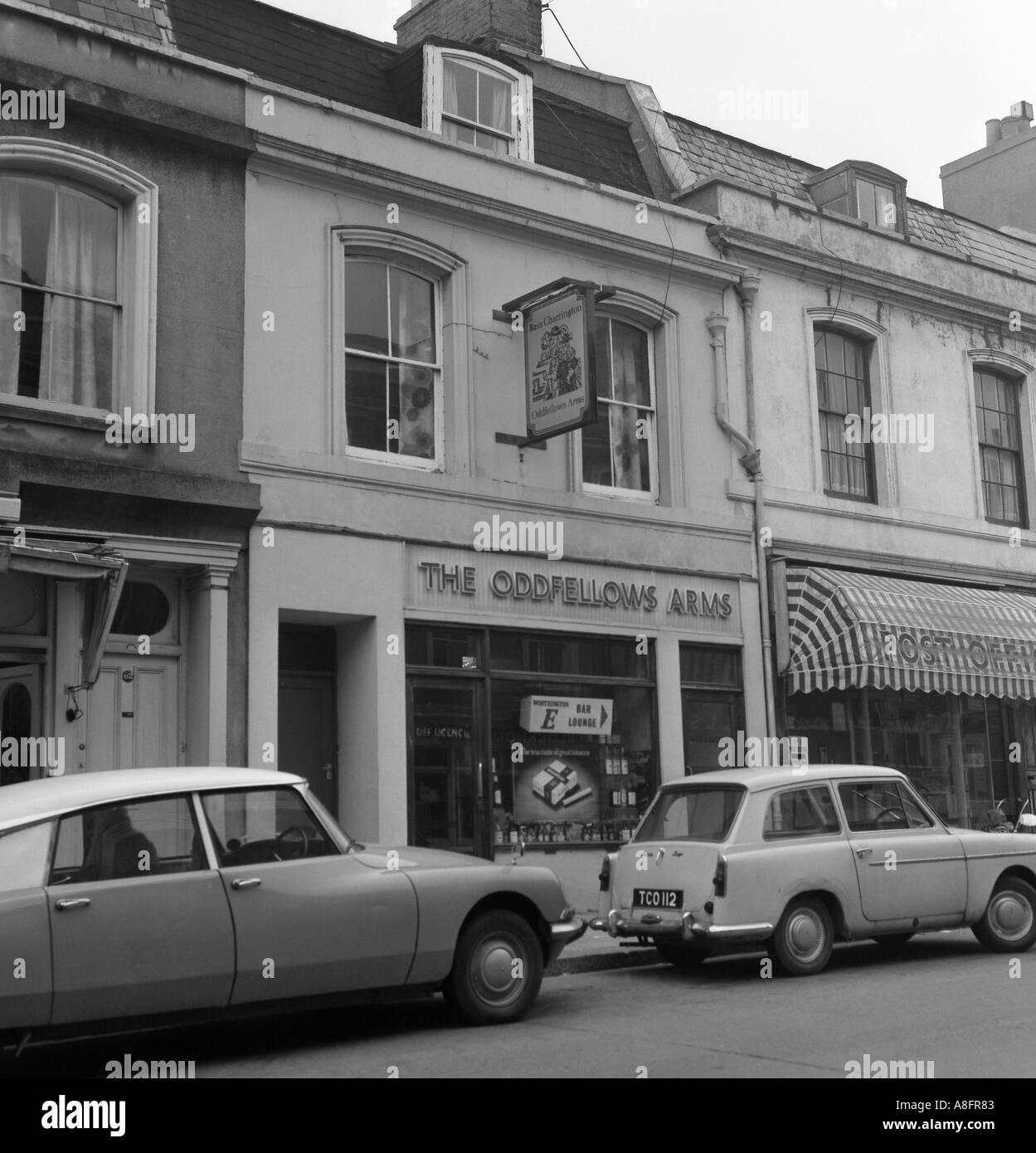 Oddfellows Arme Devonport Plymouth Devon England zwischen 1973 und 1975 in 6 x 6 Zahl 0052 Stockfoto
