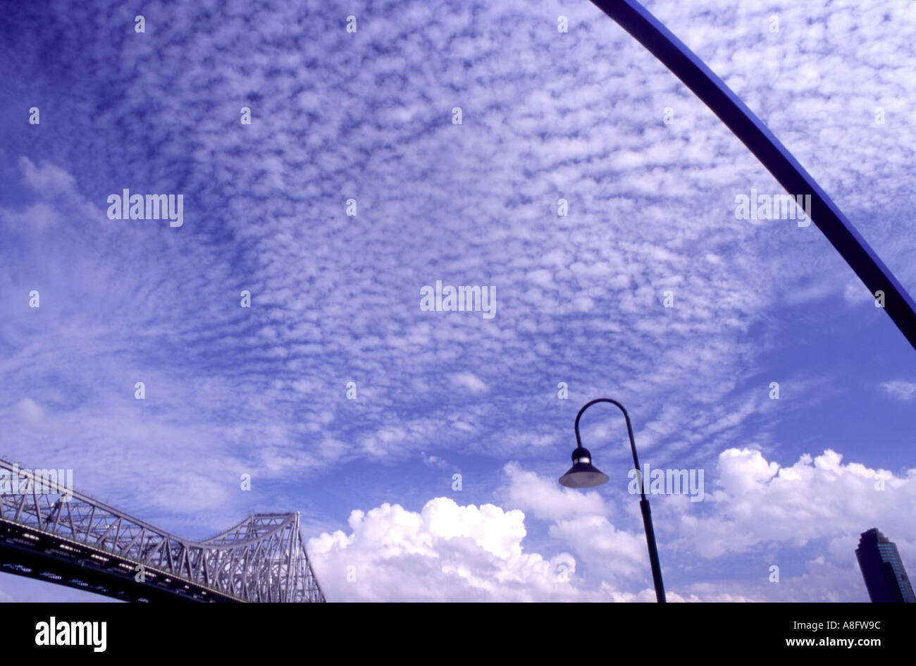 Zusammenfassung von Storey Brücke und städtische Skulptur Brisbane Queensland Australien Stockfoto