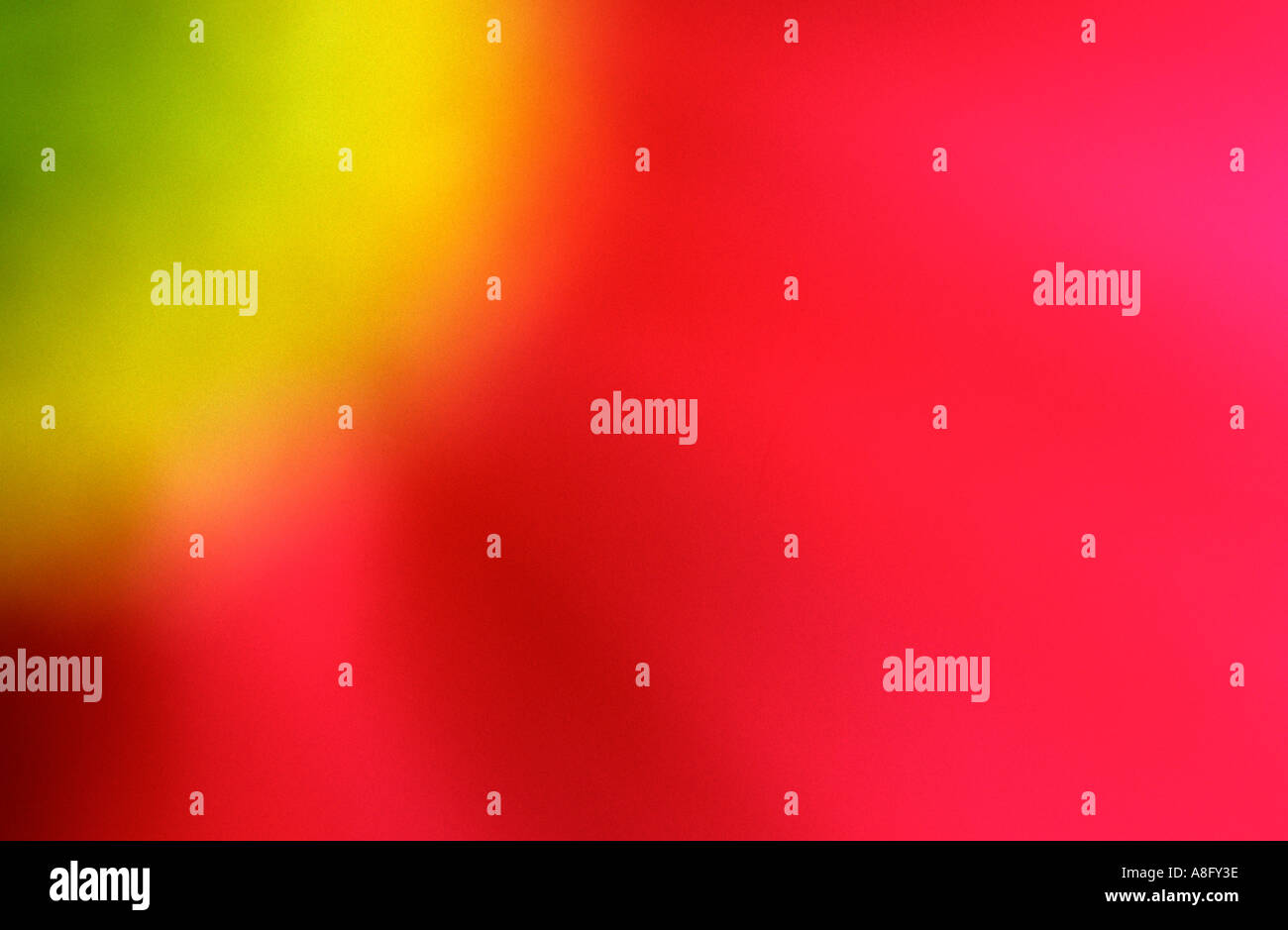 Abstract Kreise eines aus rot, gelb und grün Blume Stockfoto